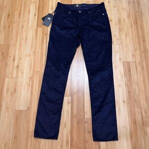 Rock & Republic Dark Blue Straight Corduroy Leg Jeans Size 10 NWT
